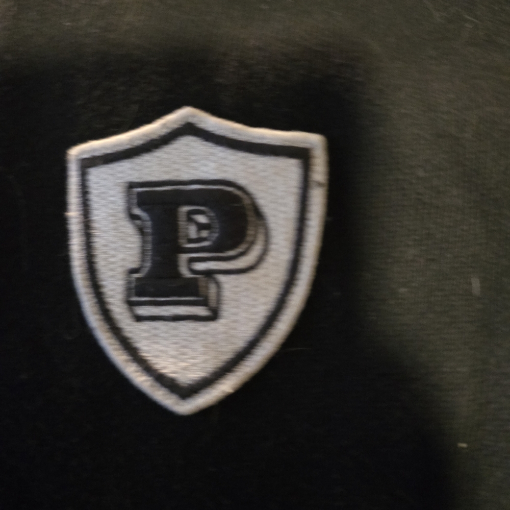 Black PINK Hoodie with Logo Patches - Picture 4 of 5